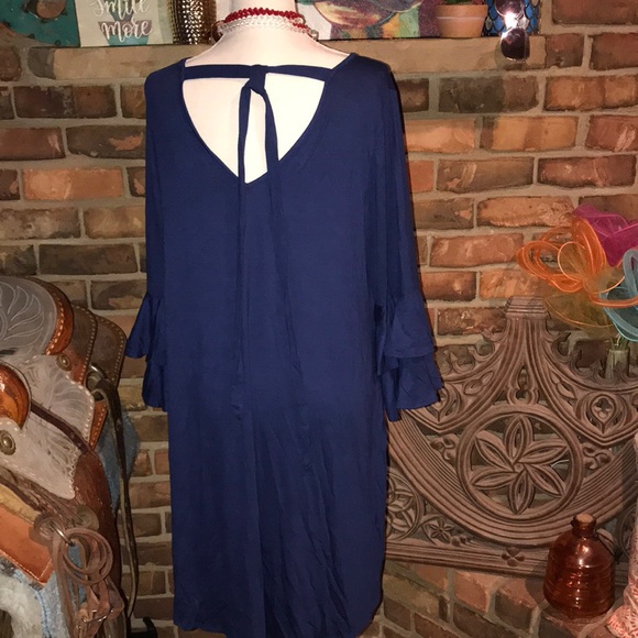 Bellino Blue Plus High Low Tunic - Picture 5 of 8